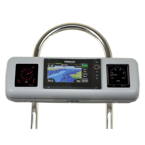 NavPod - NavPod GP2606 SystemPod Pre-Cut f/Simrad NSS7 evo2 or B&G Zeus&#178; 7 & 2 Instruments f/12" Wide Guard