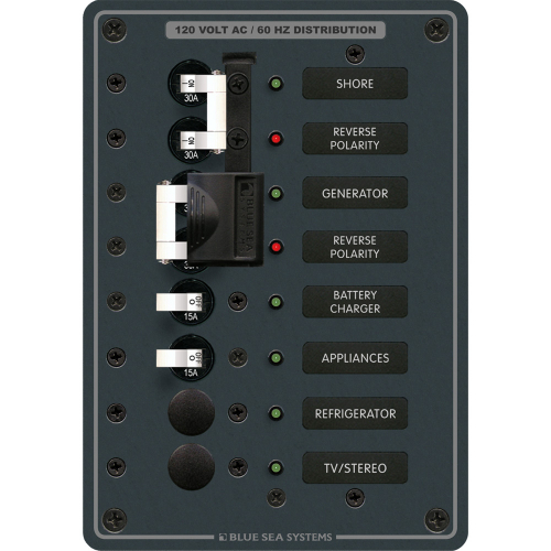 Blue Sea Systems - Blue Sea 8467 AC 2 Sources + 4 Positions