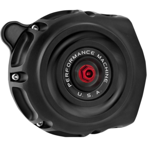 Performance Machine - Performance Machine Vintage Air Cleaner - Black Ops - 0206-2130-SMB
