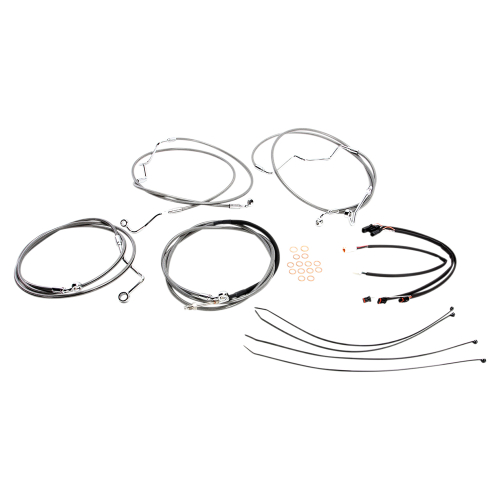 Magnum - Magnum Stainless Steel XR Handlebar Installation Kit for 15-17in. Ape - 589692