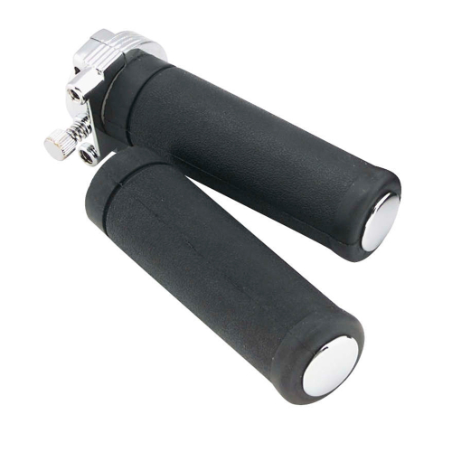 Bikers Choice - Bikers Choice Throttle Assemblies With Grips - Single Cable - 410302