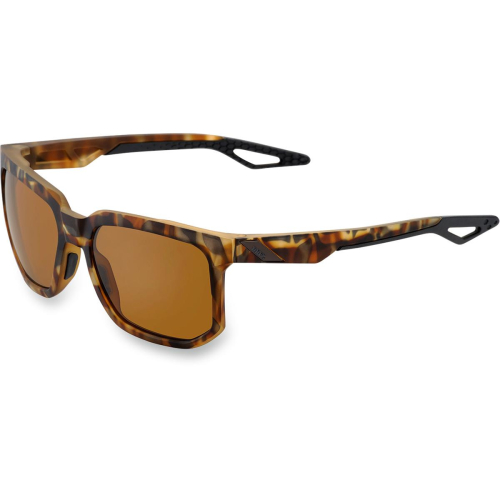 100% - 100% Centric Sunglasses - 61027-089-49 - Havana/Brown Polarized Lens