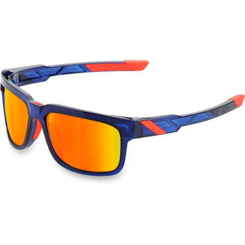 100% - 100% Type-S Sunglasses - 61025-015-43 - Hiper Red Mirror