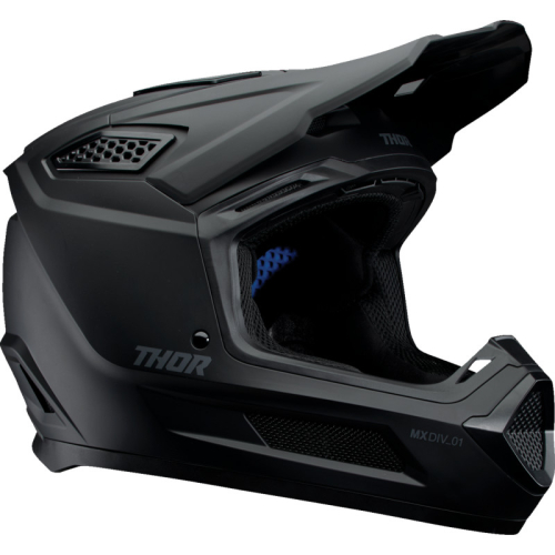 Thor - Thor Fleet Blackout Helmet - 0110-8885 - Blackout Matte - X-Small
