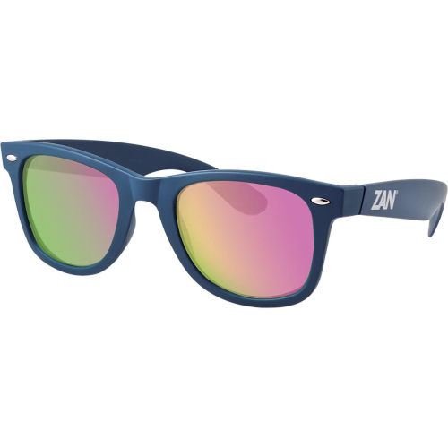 Zan Headgear - Zan Headgear Winna Sunglasses - EZWA03 - Matte Steel Blue/Smoked Purple Lens