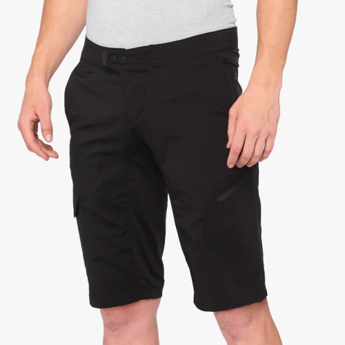 100% - 100% Ridecamp Shorts - 42401-001-32 - Black - 32