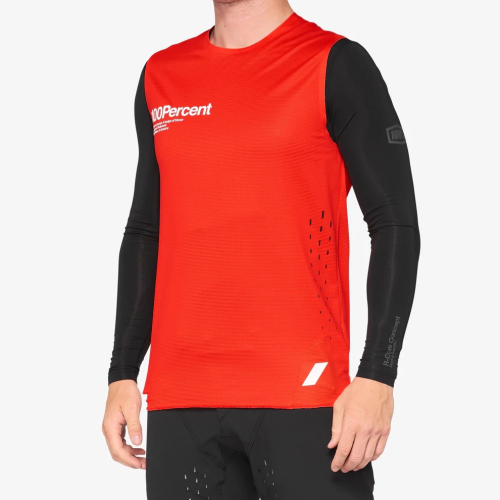 100% - 100% R-Core Concept Sleeveless Jersey - 40003-00012 - Red - Large