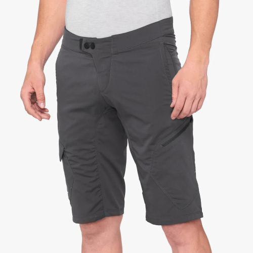 100% - 100% Ridecamp Shorts - 42401-052-28 - Charcoal - 28