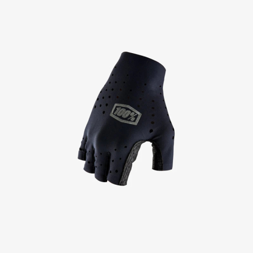100% - 100% Sling Short Finger Womens Gloves - 10022-00004 - Black - X-Large
