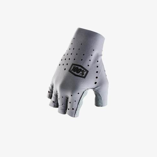 100% - 100% Sling Short Finger Womens Gloves - 10022-00008 - Gray - Large
