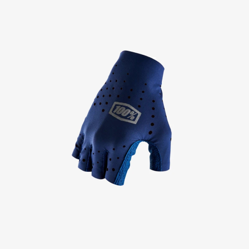 100% - 100% Sling Short Finger Womens Gloves - 10022-00014 - Navy - X-Large