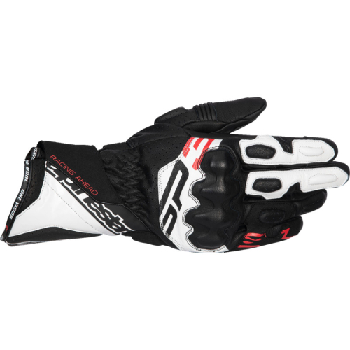 Alpinestars - Alpinestars SP-3 Gloves - 3550925-1231-M - Black/White/Fluo Red - Medium