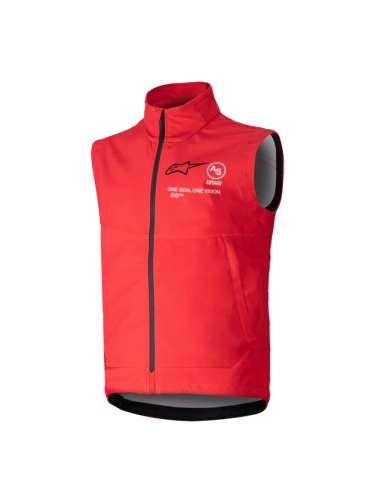 Alpinestars - Alpinestars Techstar Softshell Youth Vest - 3700425-3010- M - Bright Red - Medium