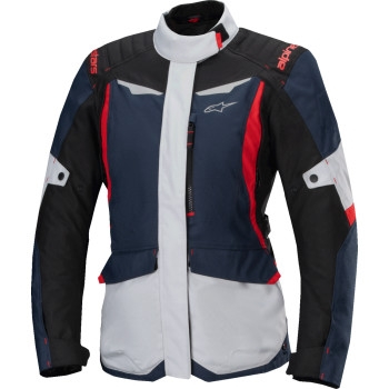 Alpinestars - Alpinestars Stella ST-1 Womens Waterproof Jacket - 3210325-7093-2X - Dark Blue/Black/Bright Red - 2XL