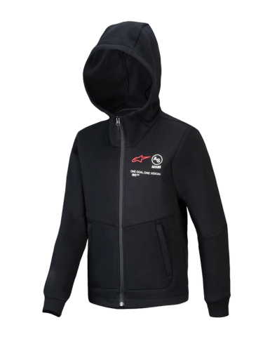 Alpinestars - Alpinestars Racer MX Fleece Youth Hoodie - 3840125-10- M - Black - Medium