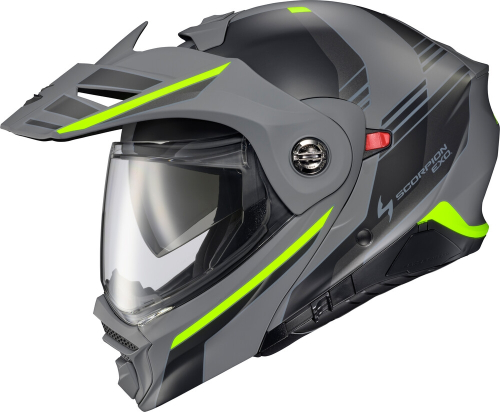 Scorpion - Scorpion EXO-AT960 Monk Helmet - 96-1227 - Gray/Hi-Vis - 2XL