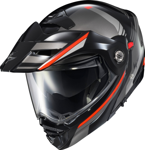 Scorpion - Scorpion EXO-AT960 Monk Helmet - 96-1238 - Black/Red - 3XL