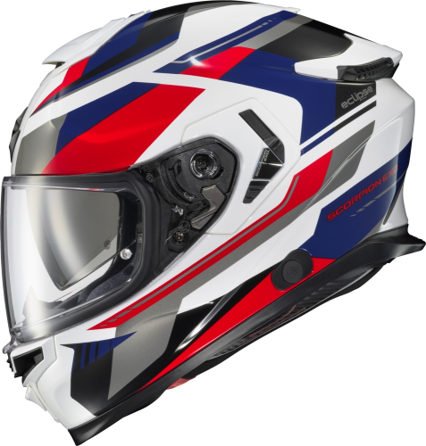 Scorpion - Scorpion Exo-Eclipse Lunar Helmet - ECL-1107 - White/Red/Blue - 2XL