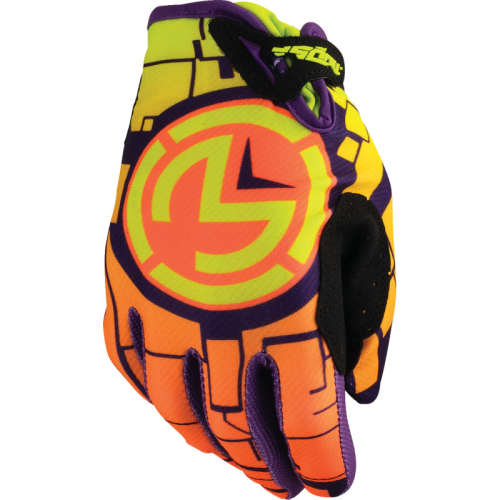 Moose Racing - Moose Racing SX1 Youth Gloves - 3332-1887 - Orange/Green - X-Small