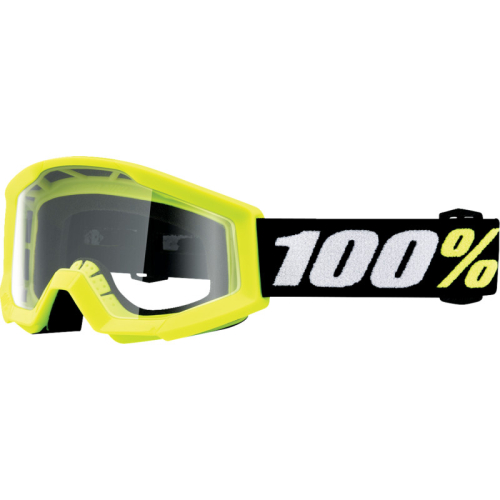 100% - 100% Armatic Goggles - 50033-00006 - Yellow/Black/Clear Lens - OSFM