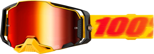100% - 100% Armega Goggles - 50005-00042 - Tetsu/Red Mirror Lens - OSFM