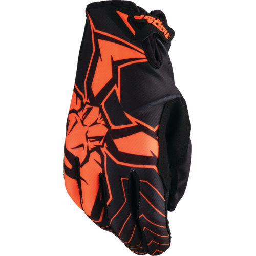 Moose Racing - Moose Racing Agroid Pro Gloves - 3330-8105 - Gray/Orange - Large