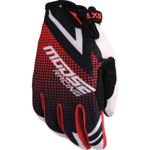 Moose Racing - Moose Racing SX1 Youth Gloves - 3332-1898 - Red/Black - Small