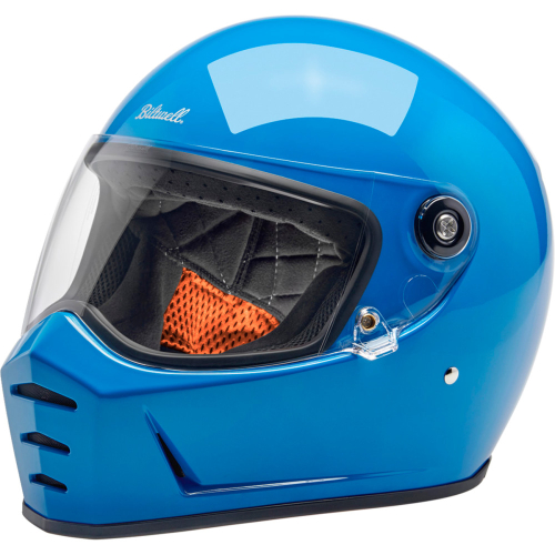 Biltwell Inc. - Biltwell Inc. Lane Splitter Solid Helmet - 1004-129-505 - Gloss Tahoe Blue - X-Large