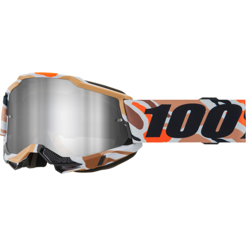 100% - 100% Accuri 2 Goggles - 50013-00046 - Flea/Orange/Black/Brown/Silver Lens - OSFM