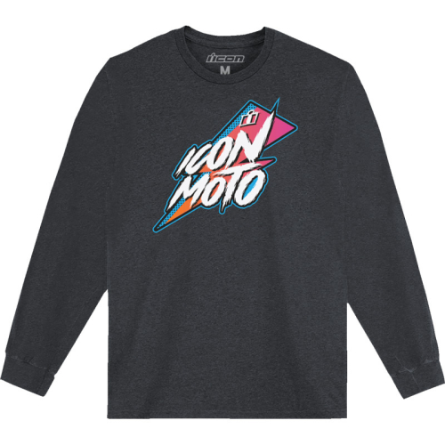 Icon - Icon Rad Dawn Long-Sleeve T-Shirt - 3030-24361 - Charcoal Heather - Small