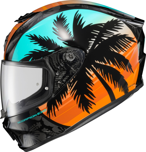 Scorpion - Scorpion EXO-R330 Tubbs Helmets - 33-1005 - Blue/Orange - Large