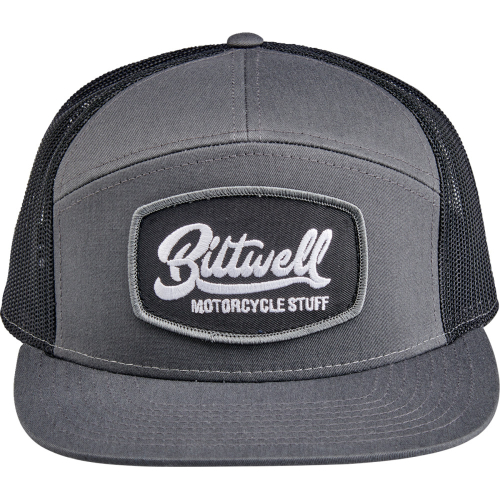 Biltwell Inc. - Biltwell Inc. Ridgecrest Snapback Hat - 8002-2044-00 - Black/Gray - OSFM