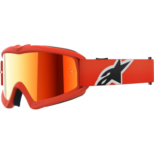 Alpinestars - Alpinestars Vision Corp Youth Goggles - 5140225-480 - Orange/Red Mirror Lens - OSFM