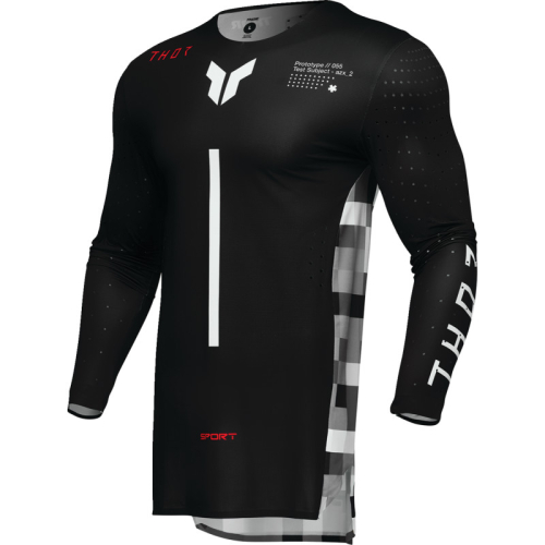 Thor - Thor Sportmode Riot Jersey - 2910-8122 - Black/Red - 2XL