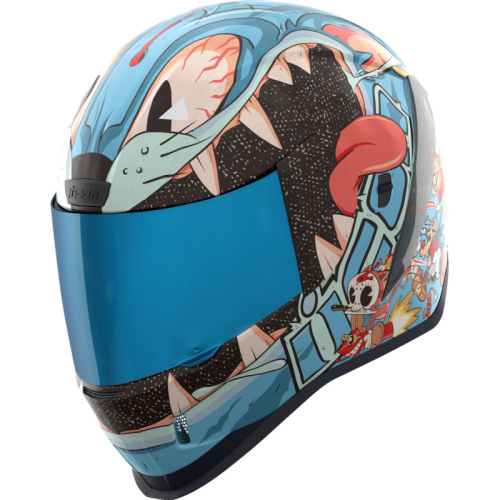 Icon - Icon Airform Mips Nine Lives Helmet - 0101-17383 - Blue - X-Small
