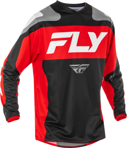 Fly Racing - Fly Racing F-16 Riding Jersey - 378-9202X - Black/Red/White - 2XL