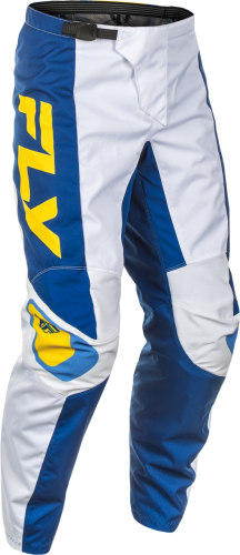 Fly Racing - Fly Racing F-16 Riding Pants - 378-93336 - White/Dark Blue/Yellow - 36