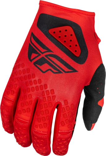 Fly Racing - Fly Racing Kinetic Center Gloves - 378-512XS - Red/Black - X-Small