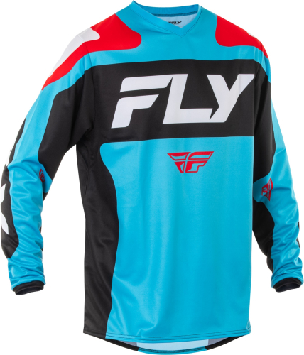 Fly Racing - Fly Racing F-16 Riding Jersey - 378-9242X - Cyan/Black/White - 2XL