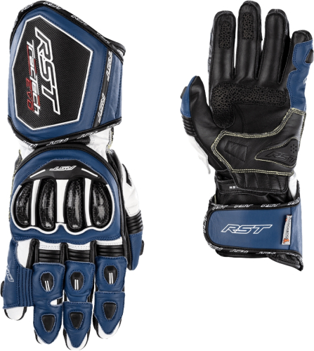 RST - RST Tractech EVO 4 Gloves - 102666BLU-10 - Blue/White/Black - 10
