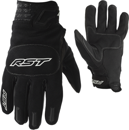 RST - RST Rider Gloves - 102100BLK-10 - Black/Black - 10