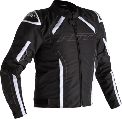 RST - RST S1 CE Jacket - 102559WHI-46 - Black/Black/White - X-Large