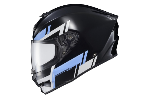 Scorpion - Scorpion EXO-R420 Pace Helmet - 42-2324 - Blue - Medium