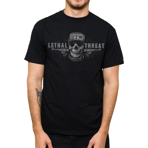 Lethal Threat - Lethal Threat Friend or Foe T-Shirt - LT20904-4XL - Black - 4XL