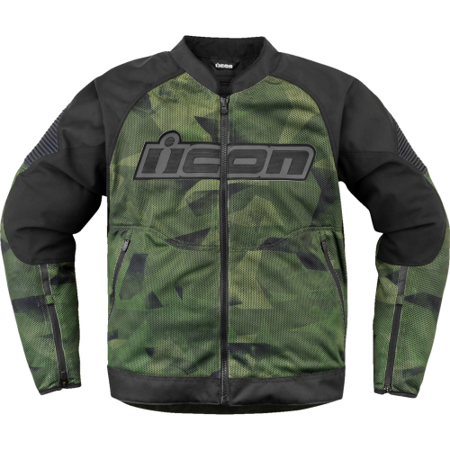 Icon - Icon Overlord3 Mesh Camo Jacket - 2820-6707 - Green - Large