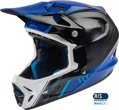 Fly Racing - Fly Racing Werx-R Helmet - 73-9222S - Blue/Blue Carbon - Small
