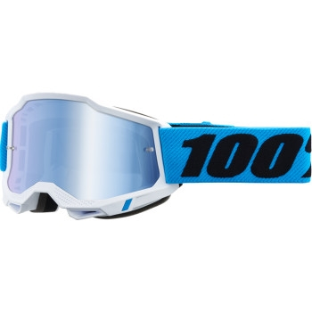 100% - 100% Accuri 2 Novel Goggles - 50014-00023 - Novel/Blue/Black/Blue Lens - OSFM