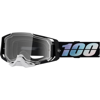 100% - 100% Armega Krisp Goggles - 50004-00019 - Krisp/Black/Light Blue/Light Purple/Clean Lens - OSFM