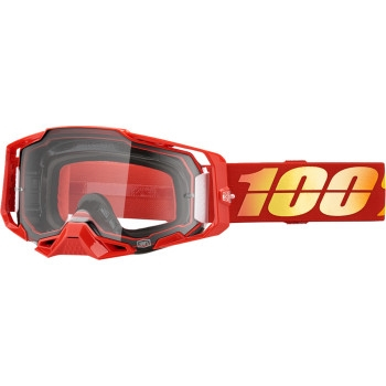 100% - 100% Armega Nuketown Goggles - 50004-00020 - Nuketown/Fluorescent Orange/Yellow/Clean Lens - OSFM