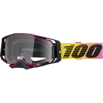 100% - 100% Armega 91 Goggles - 50004-00015 - 91/Yellow/Pink/Black/Clear Lens - OSFM